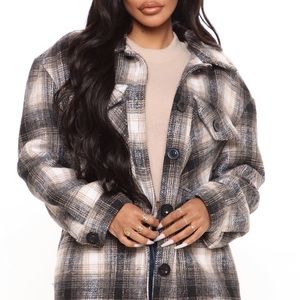 FASION NOVA | fall classic shacket | PLUS SIZE